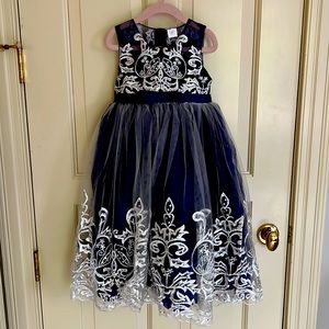 Toddler Floral Lace Gown - Pageant/Holiday/Party/Wedding Dress